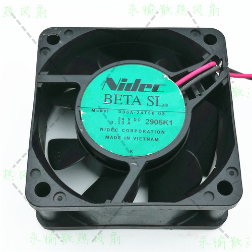 原装正品 nidec D06A-24TS8 03 24V 0.13A 6025 变频器 散热风扇