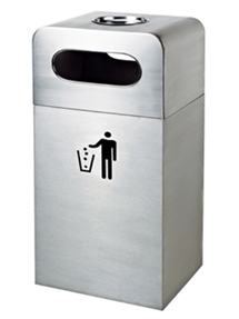 英式烟灰桶创意垃圾桶不锈钢果皮桶电梯口垃圾筒户外收纳桶促销