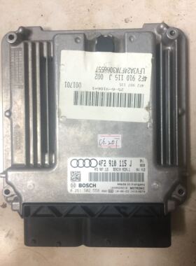 奥迪A6L20T原装纯拆发动机电脑板4F2907115--4F2910115J