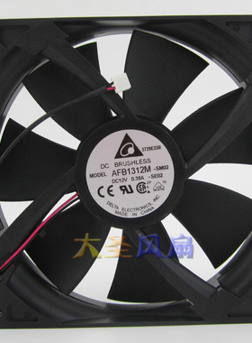 Delta/台达 13525 13.5cm/厘米电源风扇  AFB1312M-SM02 SE02