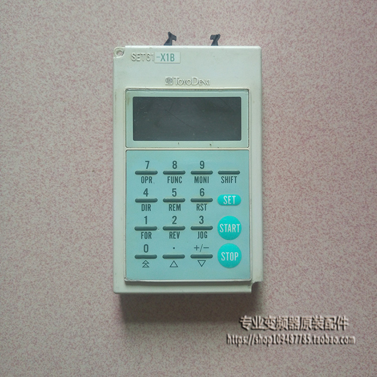 ToYo东洋变频器SET61-X1B显示面板 键盘编程面板操作器控制显示屏