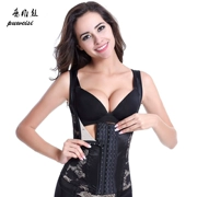 Puweisi áo nhựa sáu hàng khóa mùa thu và mùa đông ấm cơ thể đồ lót vest bụng mỏng eo hỗ trợ corset ngực - Sau sinh