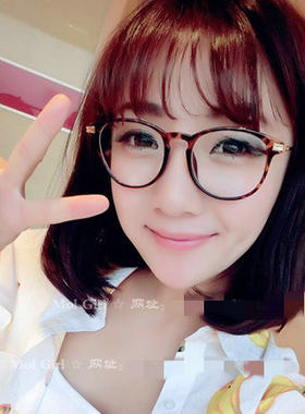 豹纹古力娜扎江疏影汪涵同款眼镜