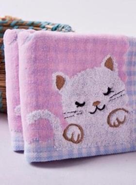 金号毛巾 正品 全棉童巾 纯棉割绒儿童面巾 柔软吸水舒适T1148WH