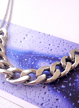 双层吊坠锁骨链满百包邮