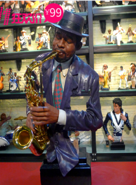 美式风餐厅中号树脂酒吧工艺摆设