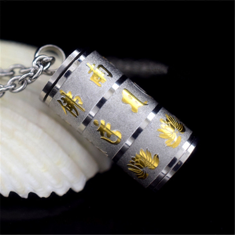 楞严咒吊坠女钛钢护身符项链男开光六字真言挂件经文转运项坠饰品在类目 饰品/流行首饰/时尚饰品新, 项坠/吊坠中 - 来自Buy2taobao.com提供专业的淘宝代购服务