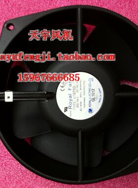 原装进口ROYAL FAN TYPE UT675D-TP 200VAC 43/40W 172*150*55