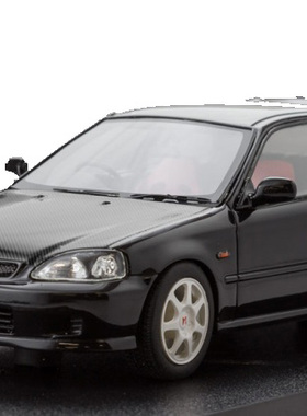 1/43 MARK43本田Honda 思域(TYPE R(EK9) 黑色碳引擎蓋 樹脂模型