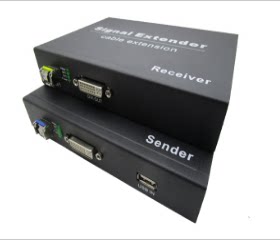 DVI光端机 USB键盘鼠标 光纤传输10公里 捷弘讯EVO-3DUK光纤延长器