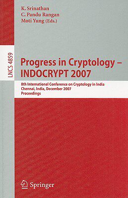 【预售】Progress in Cryptology - INDOCRYPT 2...