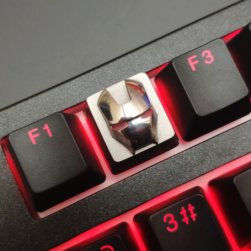 这键盘是钢铁侠的ESC键。钛合金透光还带惩戒？我裂开了。