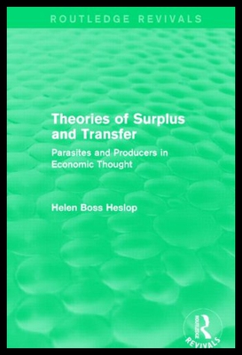【预售】Theories of Surplus and Transfer (Routledge Reviv