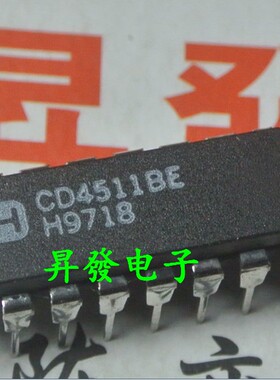 〖昇發电子〗七段码转换驱动器 CD4511BE TC4511BP 直插DIP-16
