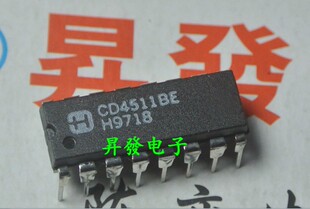 〖昇發电子〗七段码转换驱动器 CD4511BE TC4511BP 直插DIP-16