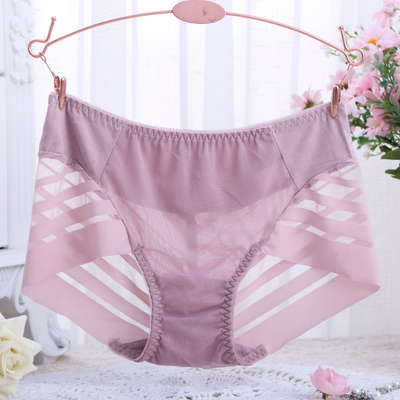 女士内裤性感透明网纱低腰无痕