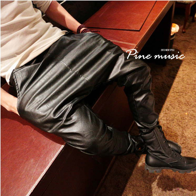 Pantalon cuir homme droit pour jeunesse - Ref 1478662 Image 1