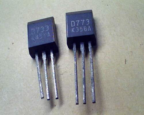 进口拆机音响小功率配对管2SB733，2SD773（B733，D773）