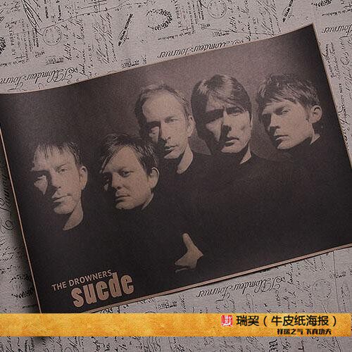 山羊皮乐队海报suede 独立摇滚音乐海报Brett Anderson挂图