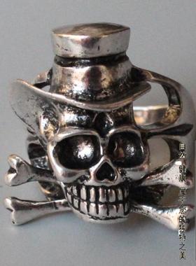 非主流骷髅朋克风夜店男士戒指