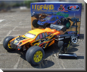 新款飞神 FS 1/8油动遥控车 竞速卡车 猎豹 25级 4.8CC发动机 FS3