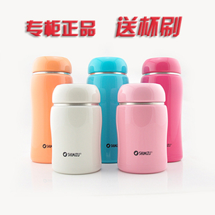 包邮 仕女杯三八妇女节礼物304不锈钢可爱易携带保温杯 清水 正品