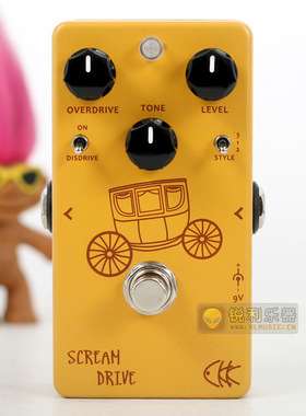 CKK Scream Drive 仙音维克三模式TS类过载效果器【锐利特卖】