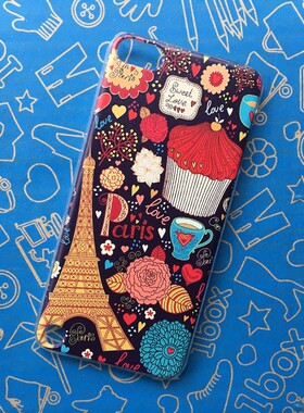 适用于苹果 ipod touch5 浮雕保护套彩绘壳itouch5硬壳PC外壳潮男女后盖