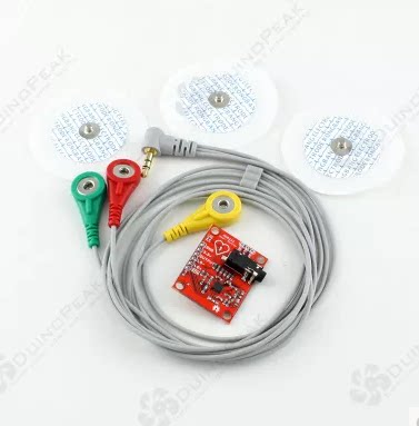心电测量 AD8232 脉搏 心脏 心电图 套件 兼容 Duinofun