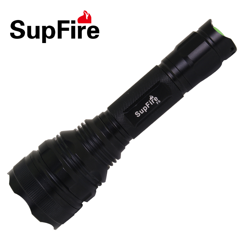SupFire F6強光手電深圳神火光電正品授權可充電18650電池10w高亮