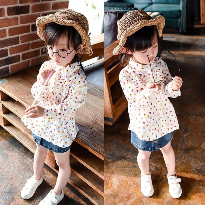 Chemise fille à manche longue - Ref 2088726 Image 4
