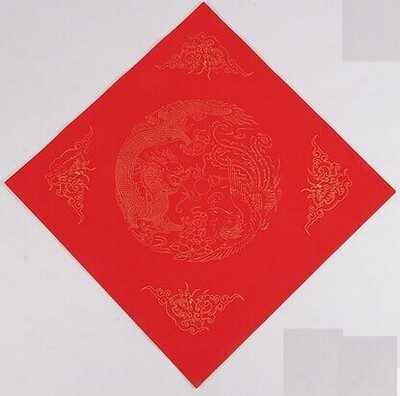 包邮春联万年红宣纸福字斗方/万年红宣纸对联/空白对联纸福字红纸