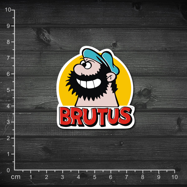 单张 复古贴纸 popeye 大力水手反派 布鲁托 笔记本贴纸 箱贴