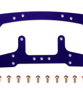 田宫四驱车配件 95051铝合金蓝紫色龙头凤尾套装