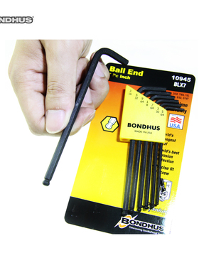 【原装BONDHUS】进口 加长 球头内六角扳手 英制  10945 10932