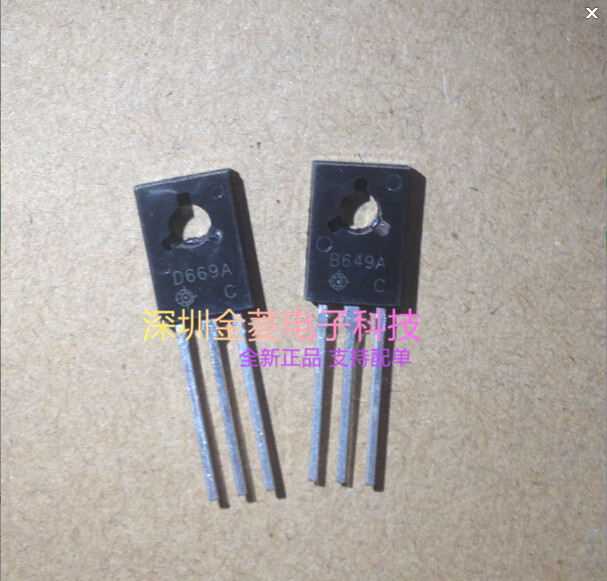 三极管音频功配对管D669AB649A