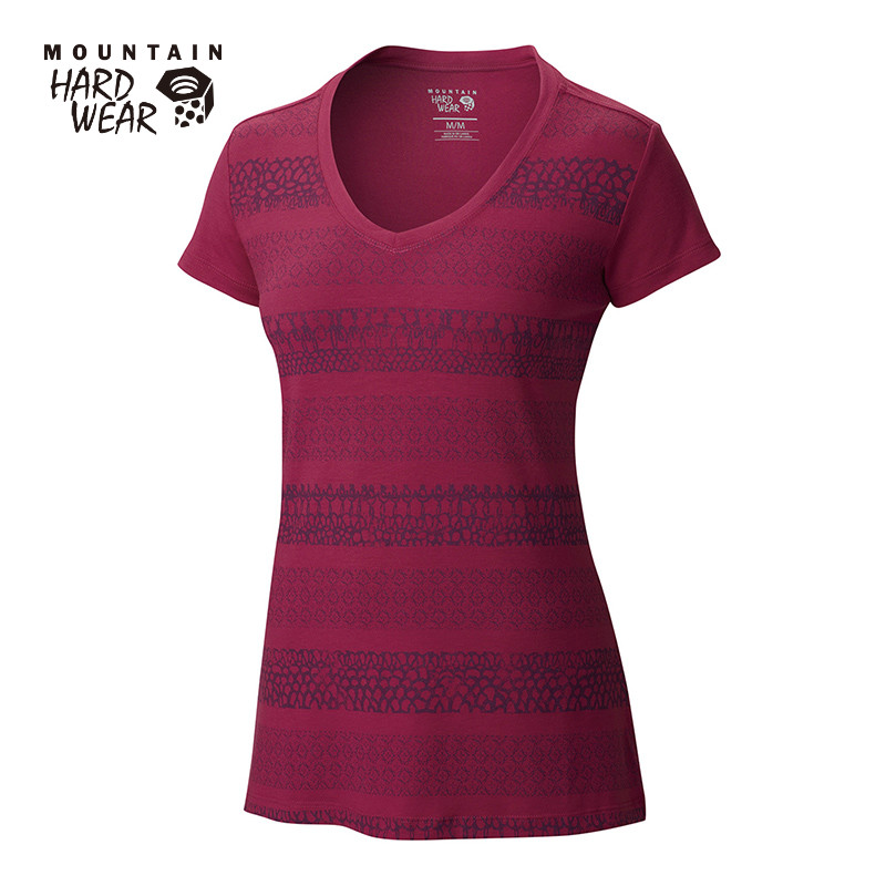 T-shirt sport pour femme MOUNTAIN HARDWEAR à manche courte en nylon - Ref 2027512 Image 1