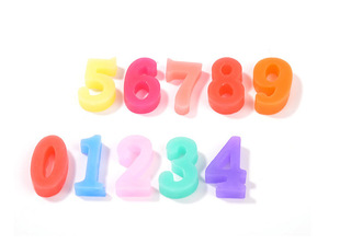 阿拉伯数字可燃蜡烛创意情景甜品台生日烘焙蛋糕装饰扮摆插配件牌