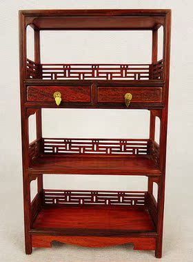 红木微型书架袖珍复古迷你小家具