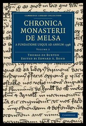【预售】Chronica Monasterii de Melsa, a Fundat