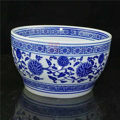 缠枝莲陶瓷仿古餐具汤碗