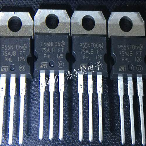 STP55NF06 P55NF06 60V 50A ST TO-220 全新进口原装 可直拍 出样