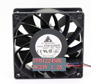 FFB1224SHE 12038 台达 BR00 1.20A保1年 24V大风力风扇12CM 24V