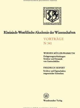 【预售】Einlagerungsverbindungen: Struktur Und Dynamik...