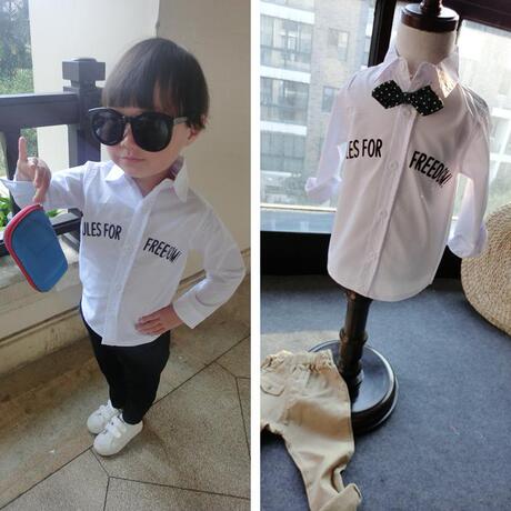 Chemise garcon à manche longue - Ref 2078080 Image 6