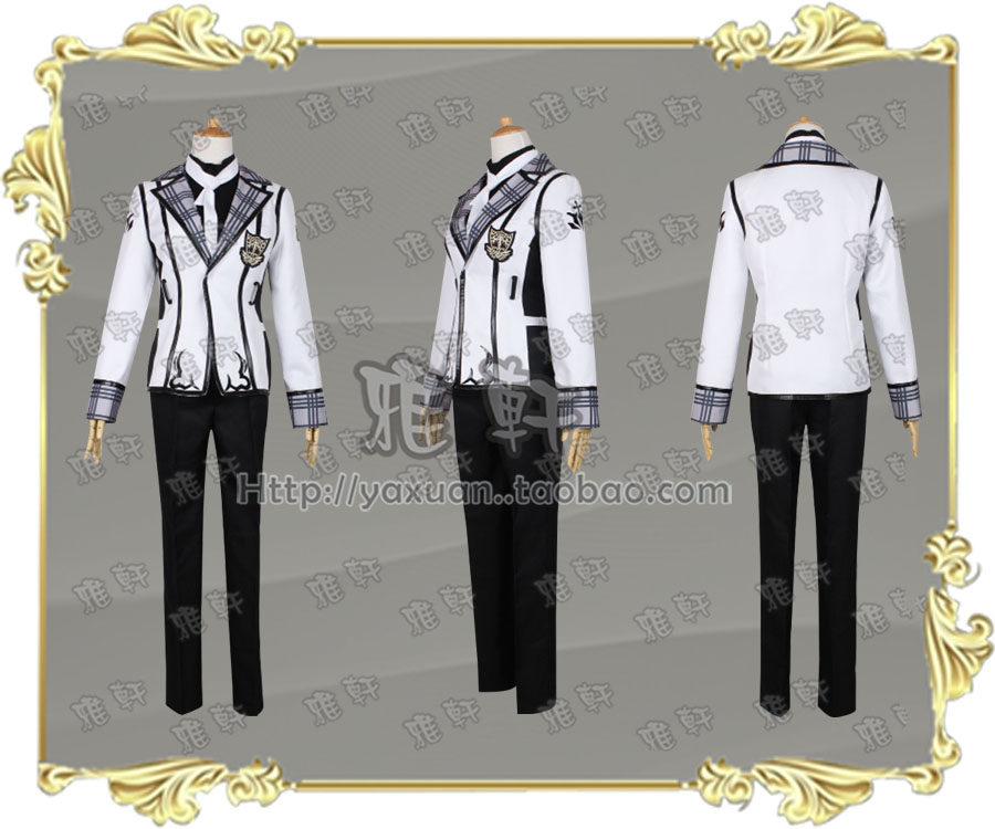 雅轩cosplay服装  落第骑士英雄谭cos 黑铁一辉cos服  新品