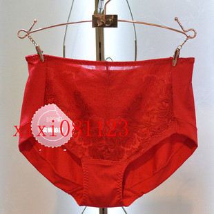 新夏款 大红色结婚本命年 女士中平脚内裤 美思D0032高腰D0033正品