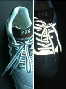 包邮VING3M平板鞋反光鞋带篮球运动发光鞋带荧光鞋带