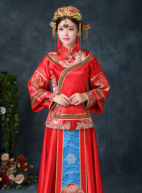 龙凤褂新娘装旗袍裙结婚礼服