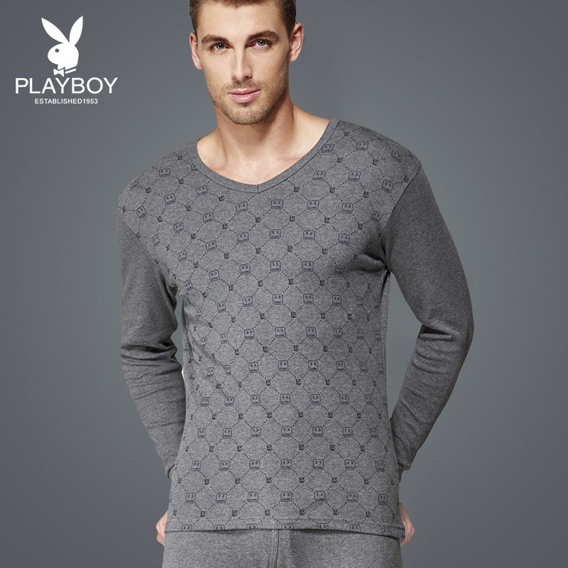 Sous-vêtement chaud jeunesse PLAYBOY simple en coton - Ref 767036 Image 1